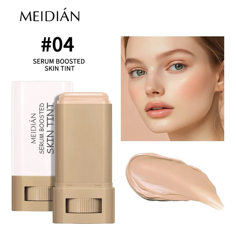 Skin Tint Foundation Stick – 6 Shades, Serum-Boosted Coverage