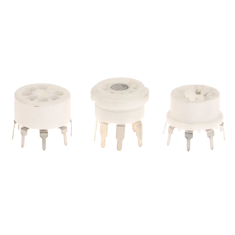 Gold-Plated 7-Pin B7G Vacuum Tube Socket | 6AQ5 6J1 6J2