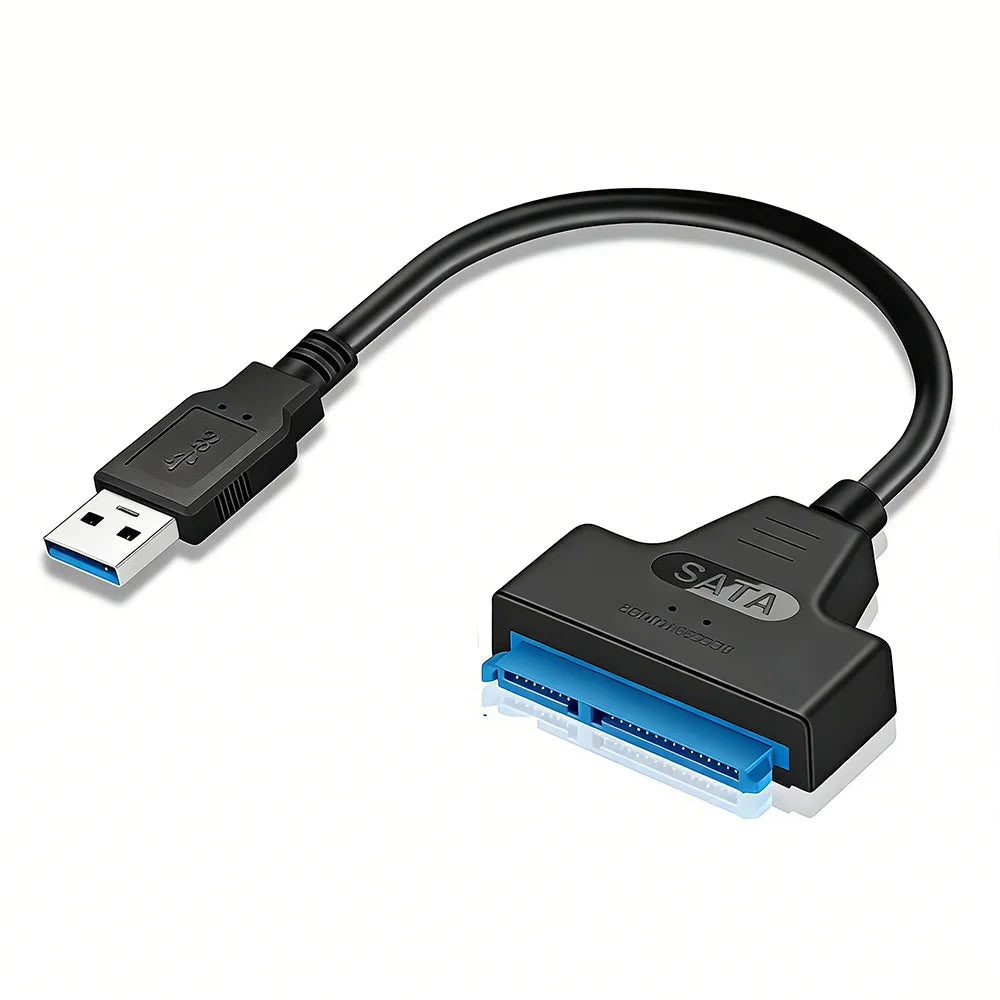 USB 3.0 SATA Adapter Cable for 2.5" SSD & HDD | UASP 6Gbps SATA USB Adapter PRIMED
