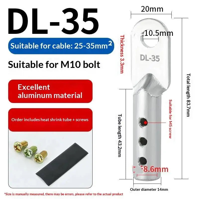 Screw-Type Copper & Aluminum Cable Lug Crimp Terminal