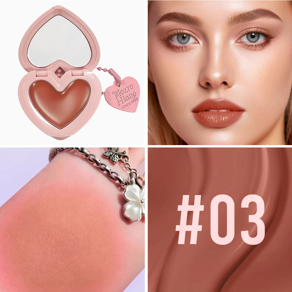 SAM SUGAR Heart Cream Blush – Lip & Cheek, Waterproof