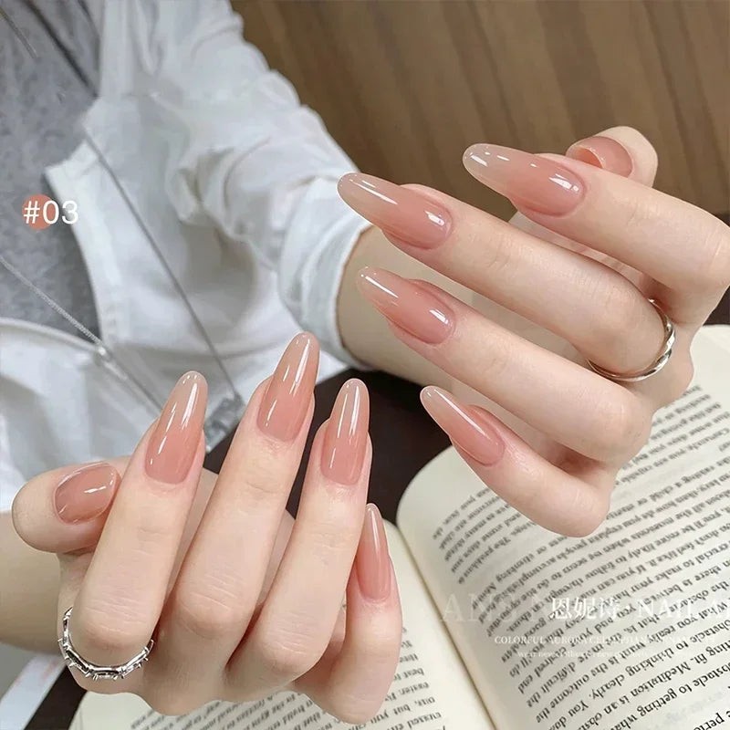 8ml Nude Gel Nail Polish – 23 Colors UV/LED Semi-Permanent Gel Nail Polish PRIMED