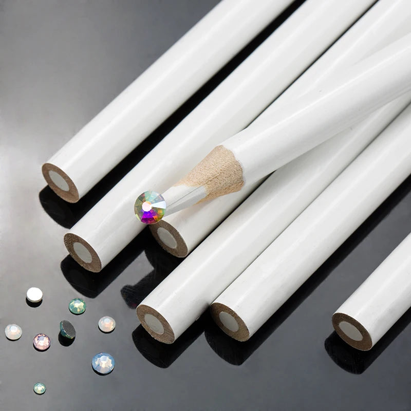 Nail Art Wax Rhinestone Picker Pencil Dotting Tool 5/10 Pcs Nail Art Tool PRIMED