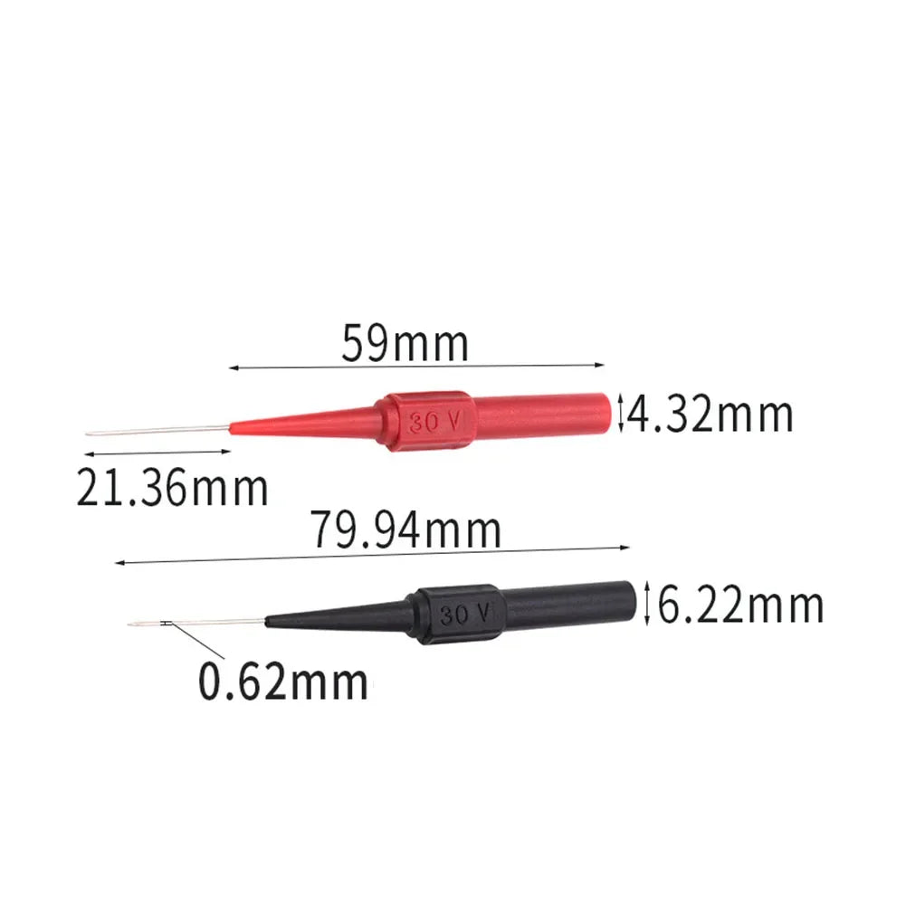 Multimeter Probe Test Leads 30V 1A – Stainless Steel Needles Multimeter Test Leads PRIMED
