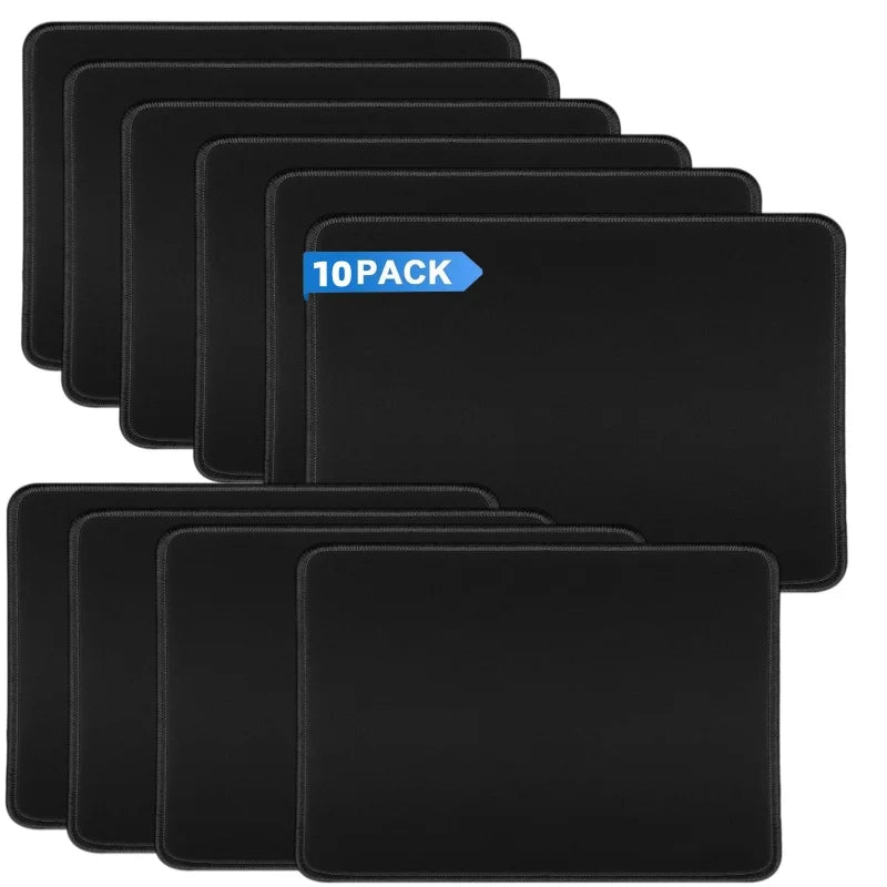 Ultra-Thin Gaming Mouse Pad – Non-Slip Rubber, Superfine Fiber Gaming Mouse Pad PRIMED 10pcs