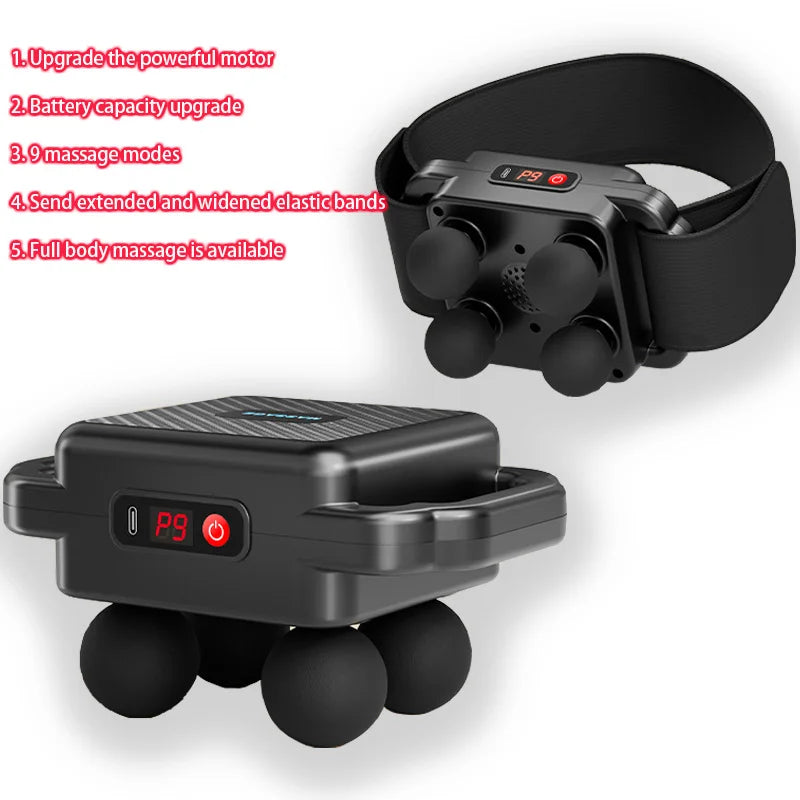 YUKUI Fascia Gun – 9-Speed High-Frequency Body Massage Gun