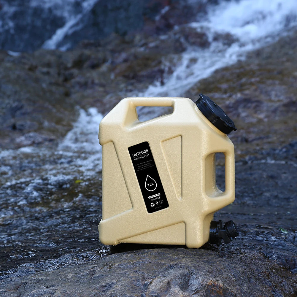 12L Camping Water Container with Spigot | Portable Dispenser Camping Water Container PRIMED