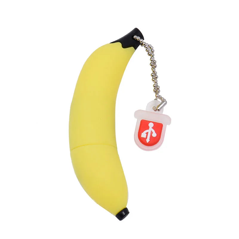 Cute Cartoon USB Flash Drive 16–128GB | Chili &amp; Pineapple Design USB Flash Drive PRIMED Blue 64 GB