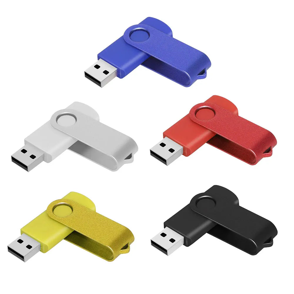 100-Pack Metal USB 2.0 Flash Drives 4–64GB Custom Logo Bulk Bulk USB Flash Drive PRIMED 128MB x100pcs mixed colors 2