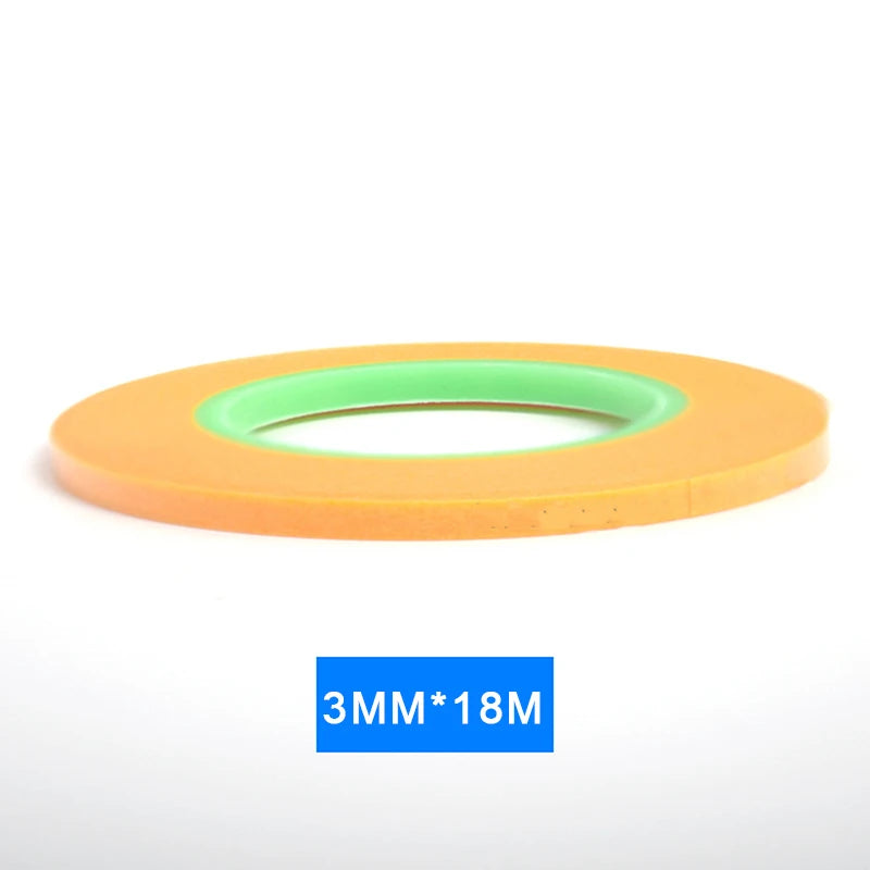 Ultra-Fine Model Masking Tape 1mm 2mm 3mm – 18m Roll