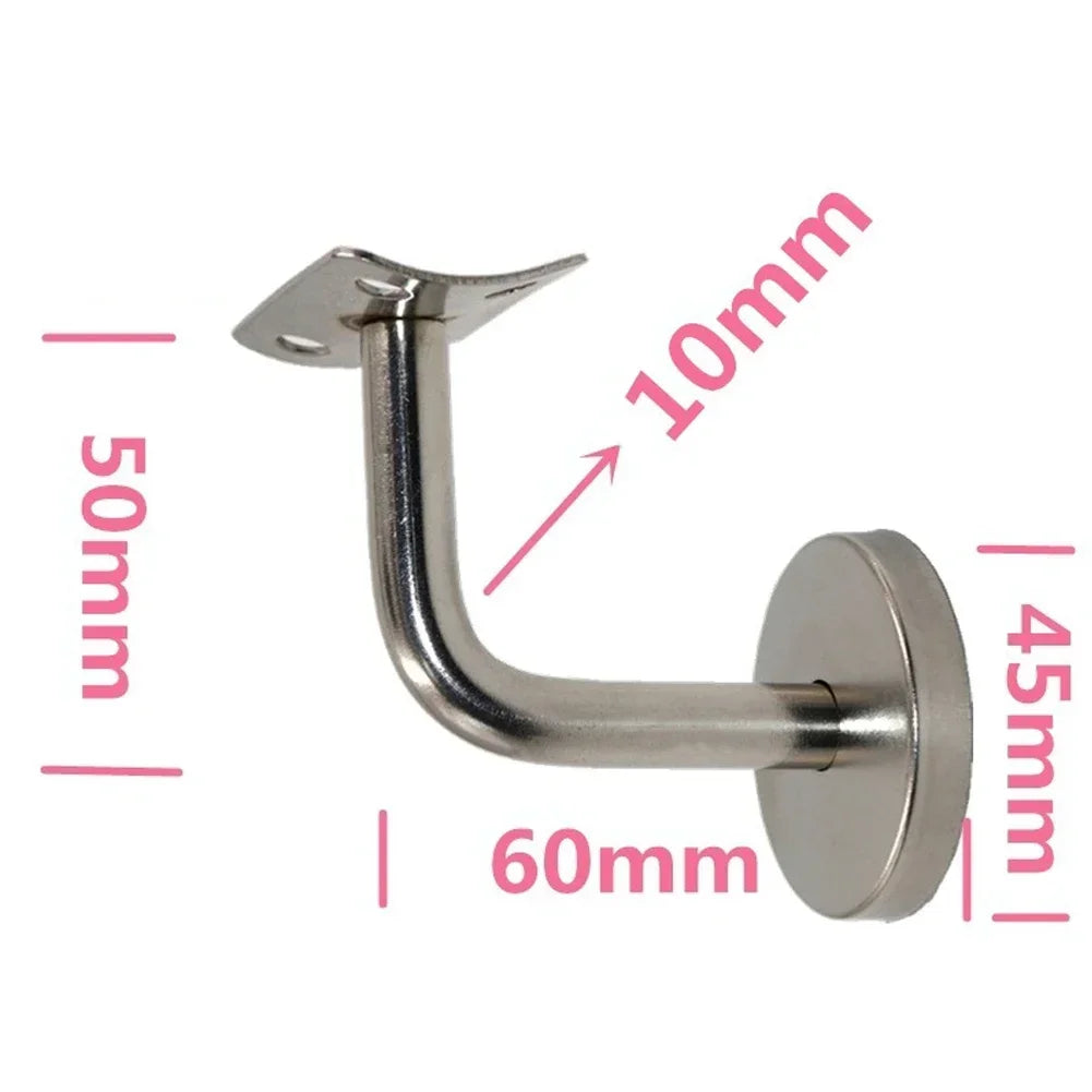 Stainless Steel Stair Handrail Wall Bracket | Single Side Mount