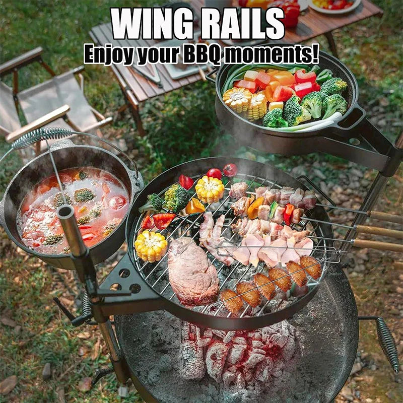 Stainless Steel Chicken Wing Rack for BBQ Grilling | LMETJMA BBQ Grilling Rack PRIMED