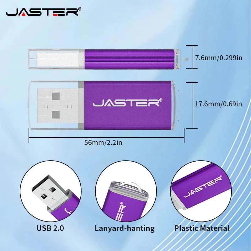 100-Pack USB 2.0 Flash Drives with Key Chain | 4GB–64GB USB Flash Drive PRIMED