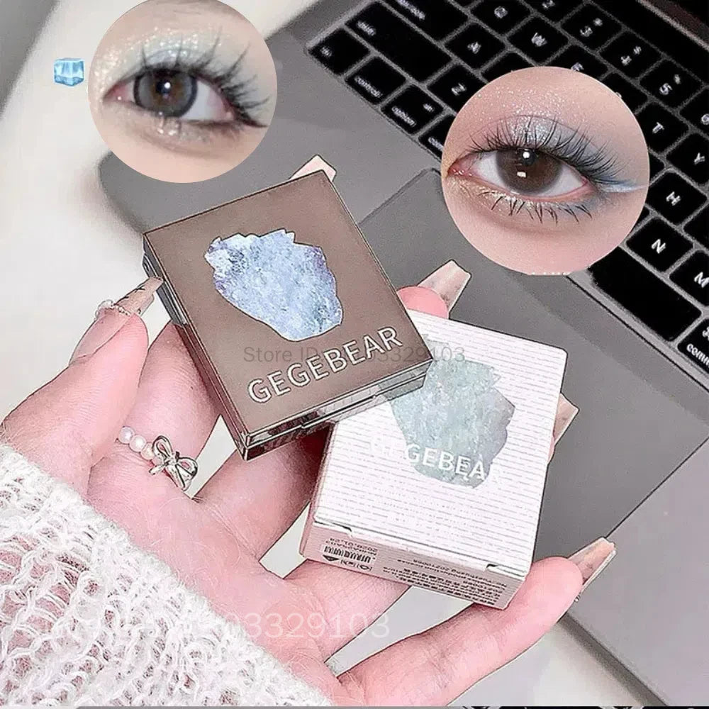 Diamond Glitter Eyeshadow & Highlighter Palette – Waterproof Glitter Eyeshadow Palette PRIMED