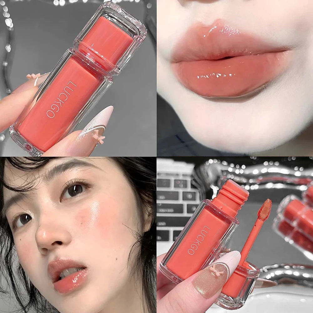 6-Color Mirror Lip Gloss – Waterproof Moisturizing Jelly Glaze Lip Gloss PRIMED