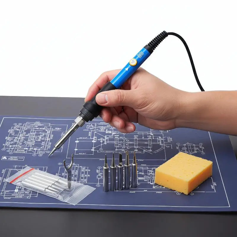 60W Adjustable Temperature Electric Soldering Iron 110V/220V