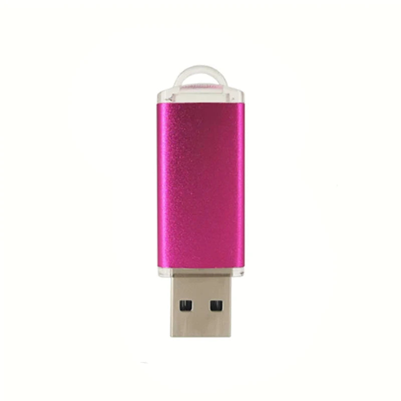 100-Pack Custom Logo USB 2.0 Flash Drives 1GB–64GB Metal Bulk USB Flash Drive PRIMED