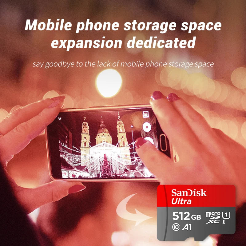 SanDisk Micro SD Card A1 C10 32GB–1TB | Up to 150MB/s