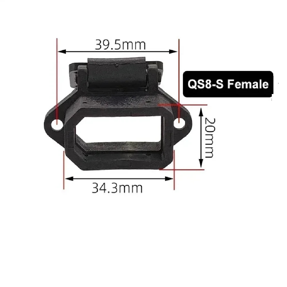 QS8-S Heavy-Duty Spark-Proof Battery Connector | 200A 600V Battery Connector PRIMED female shell China Mainland