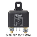 12V/24V 200A Wireless Remote Car Battery Disconnect Switch Battery Disconnect Relay PRIMED 200A 12V