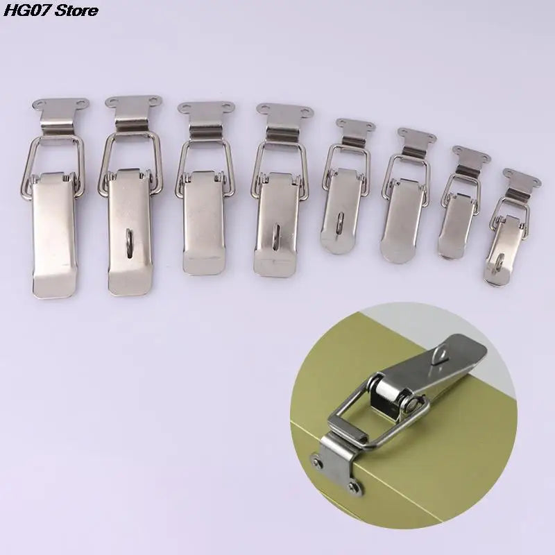 Stainless Steel Spring Toggle Draw Latch Hasp Clasp Lock