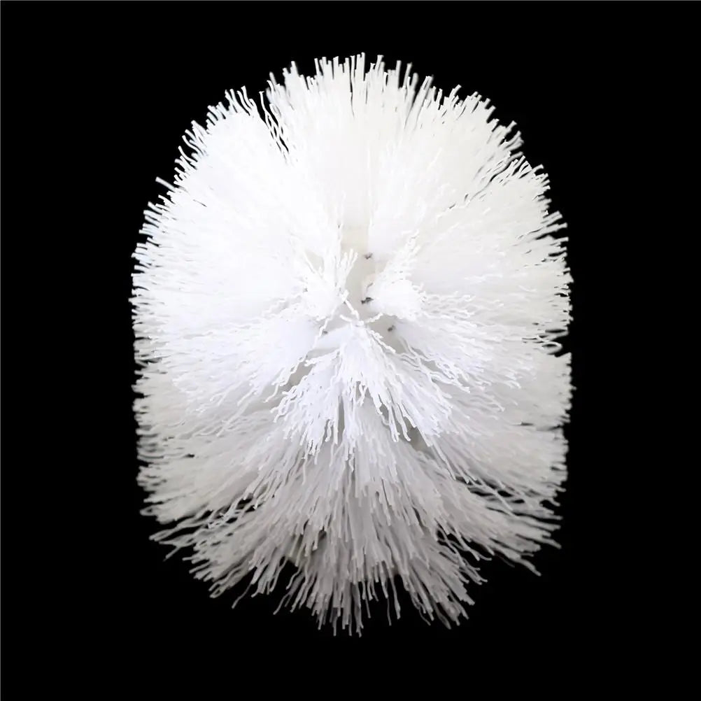 Replacement Toilet Brush Head 75×90mm White PP | Universal Fit