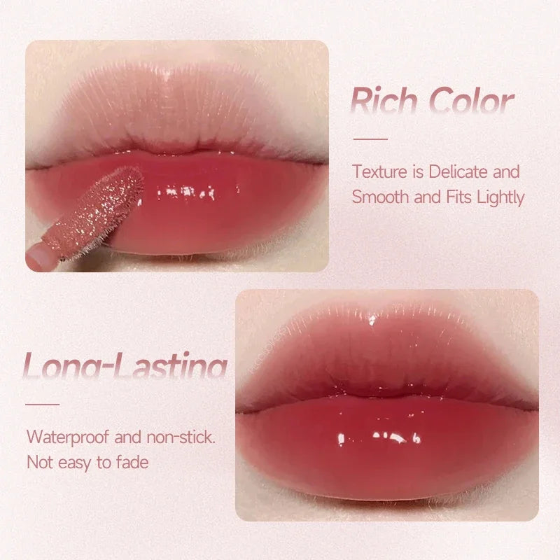 TEAYASON Mirror Jelly Lip Gloss – 10 Shades Pearl Lipstick