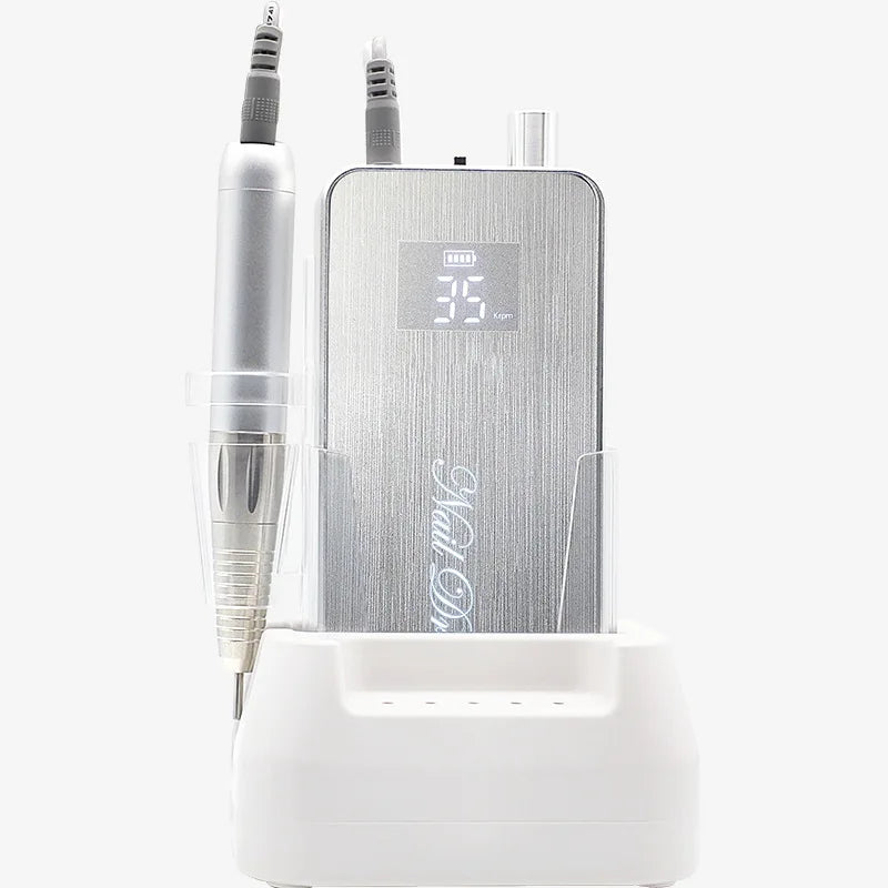 Rechargeable Electric Nail Drill Machine – 35000 RPM Pro Set