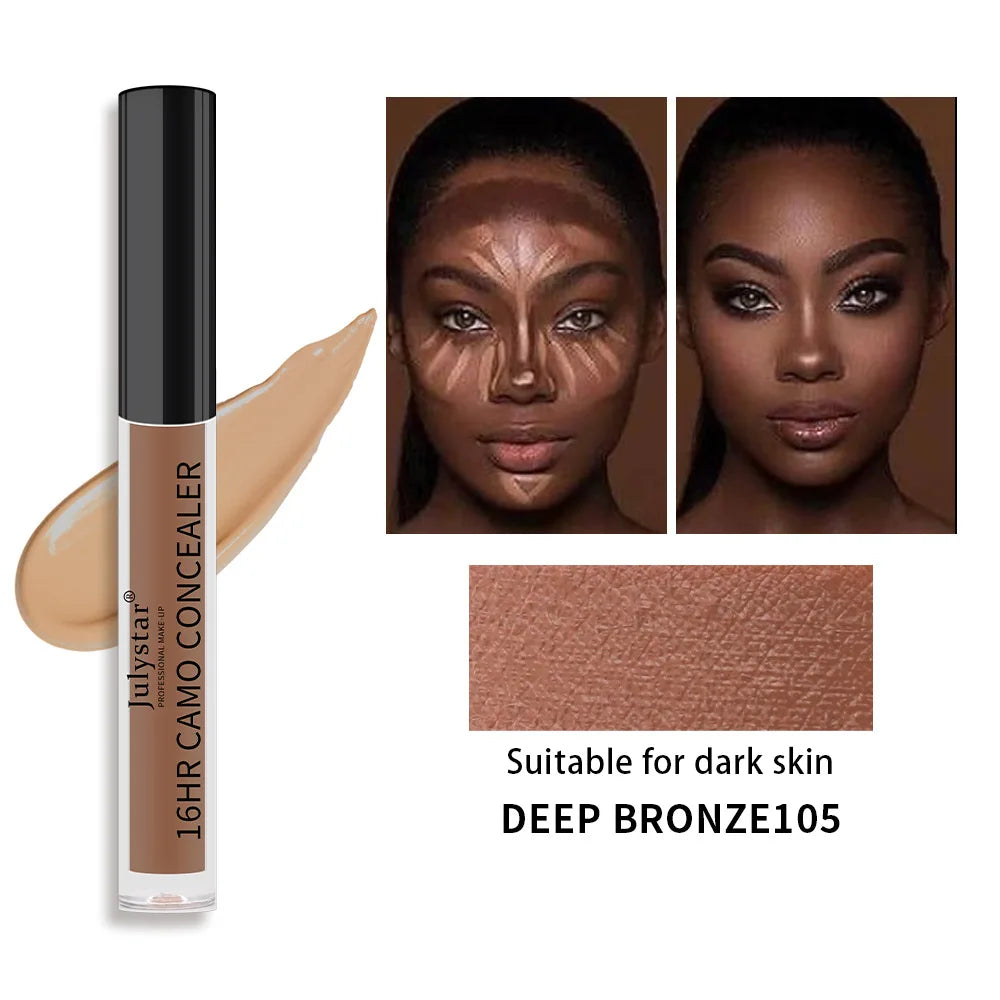 Julystar 16HR Camo Liquid Concealer | Full Coverage, All Skin