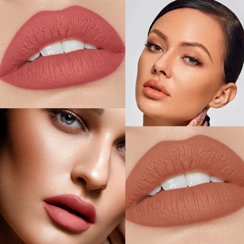 Korean Matte Liquid Lipstick – Waterproof Long-Lasting Lip Glaze Matte Liquid Lipstick PRIMED