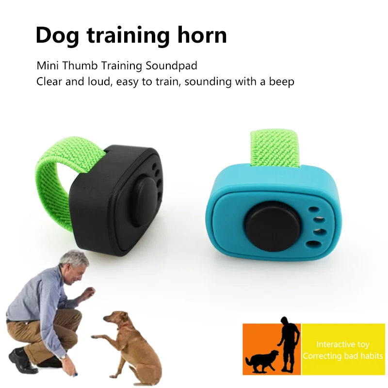 Pet Clicker Trainer for Dogs & Cats – Thumb Sound Clicker