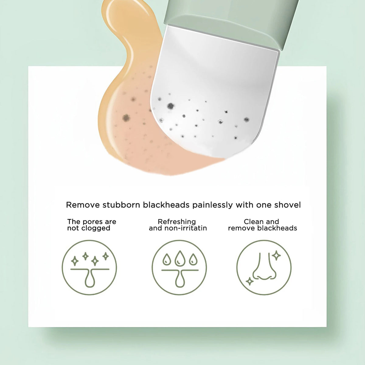 Stainless Steel Blackhead Removal Shovel | Deep Pore Cleanser