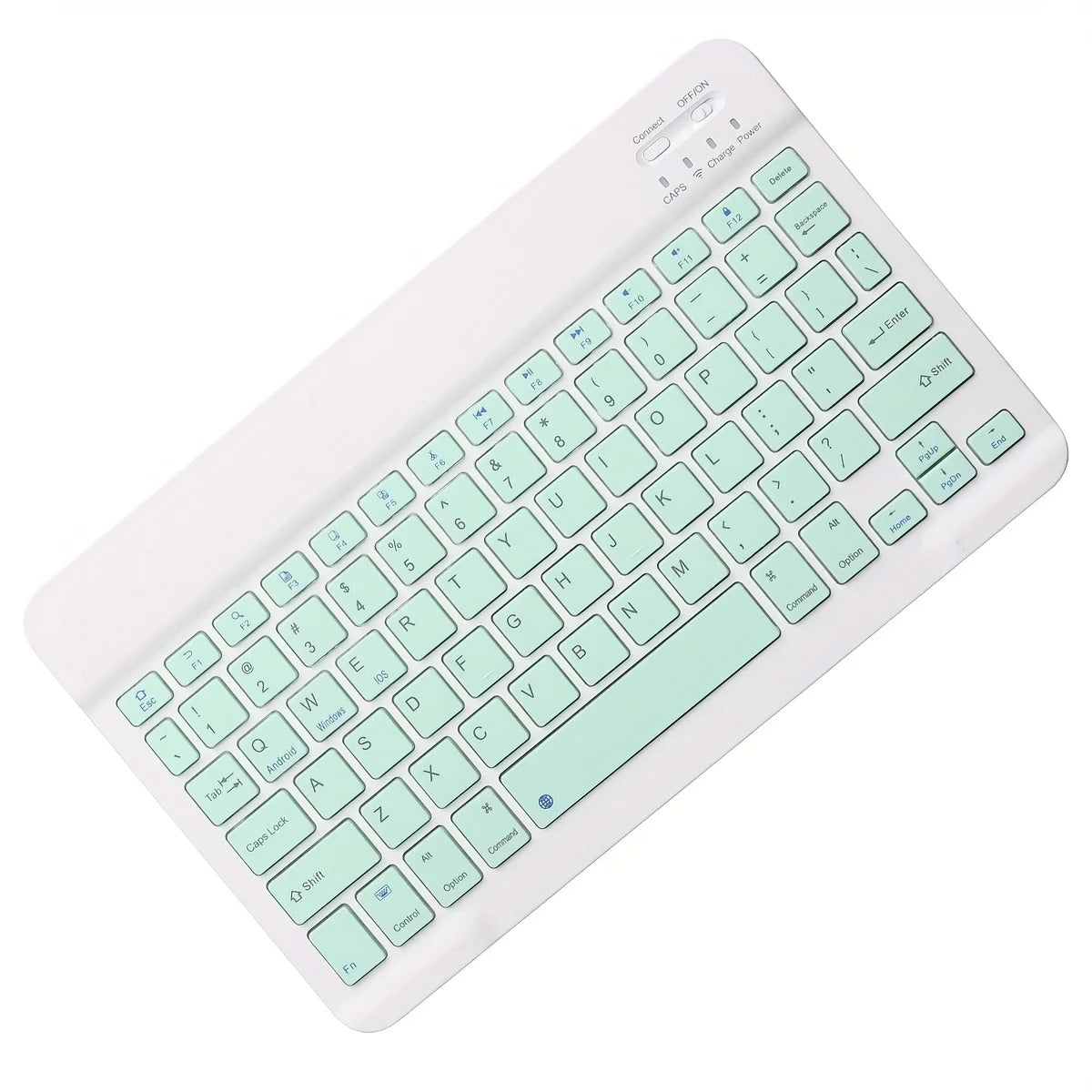 Ultra-Thin 10" Bluetooth Wireless Keyboard – iOS Android Windows Bluetooth Wireless Keyboard PRIMED Green keyboard