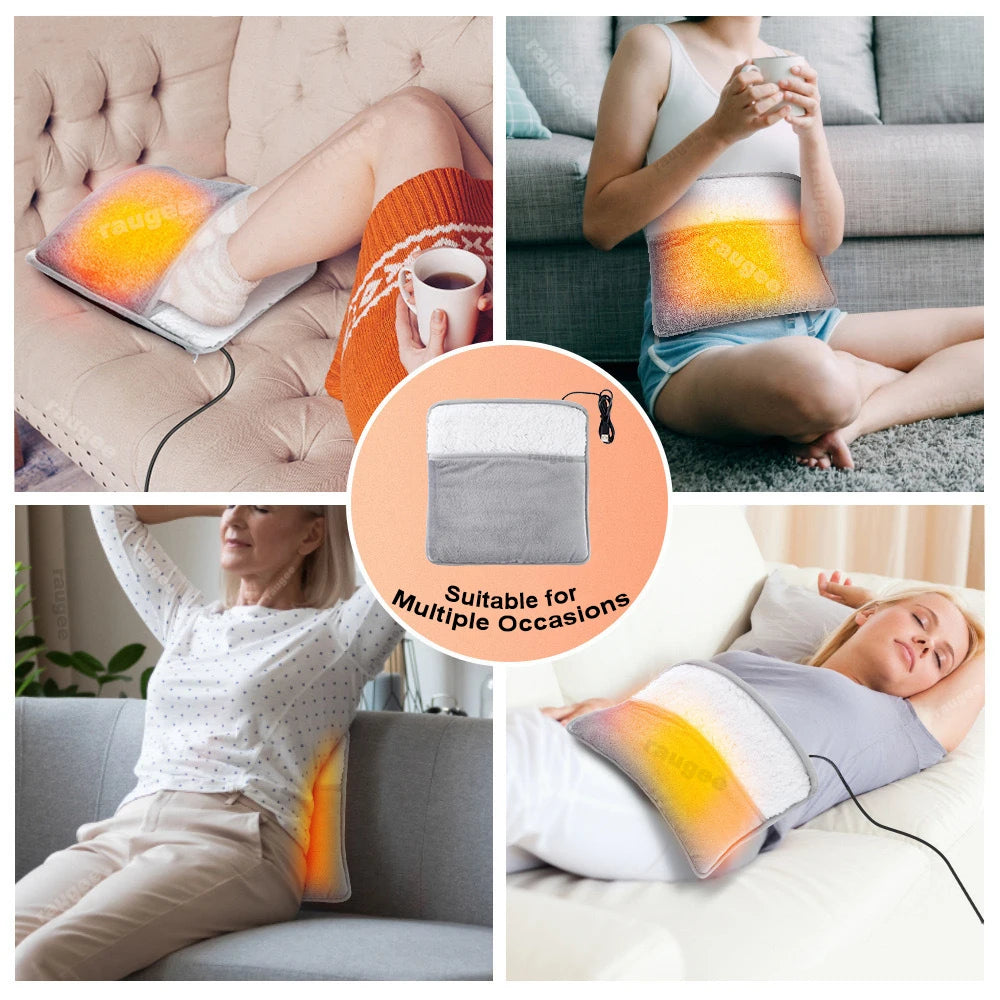 USB Electric Foot Warmer Pad – Soft Flannel, Constant Heat Electric Foot Warmer PRIMED