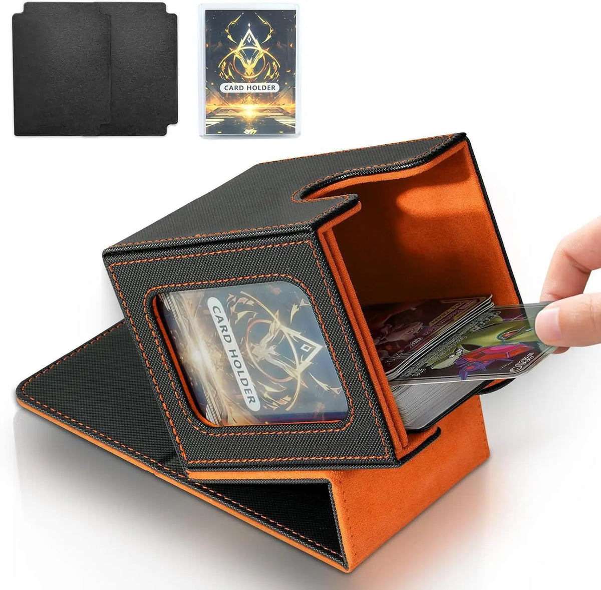 MTG Commander Deck Box – Holds 100+ Double-Sleeved Cards Card Deck Box PRIMED 5