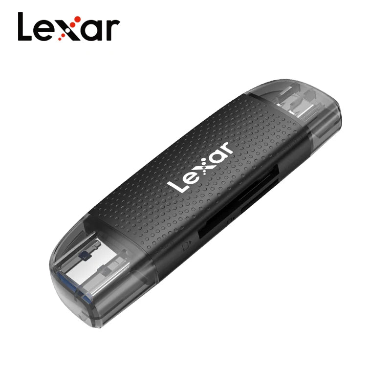Lexar 2-in-1 USB-C SD & MicroSD Card Reader | 205MB/s USB Card Reader PRIMED
