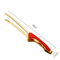 LMETJMA Stainless Steel BBQ Grill Tongs | Self-Standing Kitchen BBQ Grill Tongs PRIMED 6