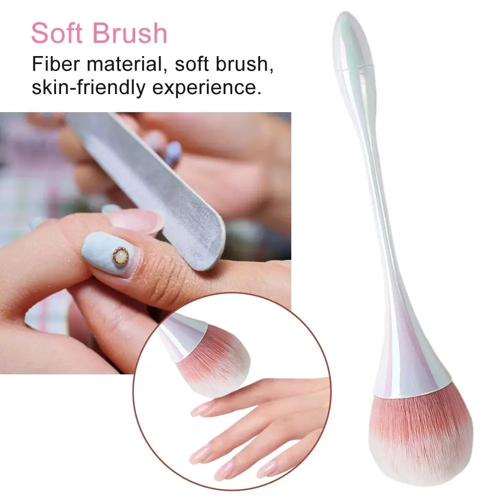 Nail Dust Brush for Manicure – Soft Bristle Gel Nail Tool