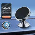 Magnetic Car Phone Holder – 360° Dashboard Mount | Universal Fit Car Phone Mount PRIMED Silver