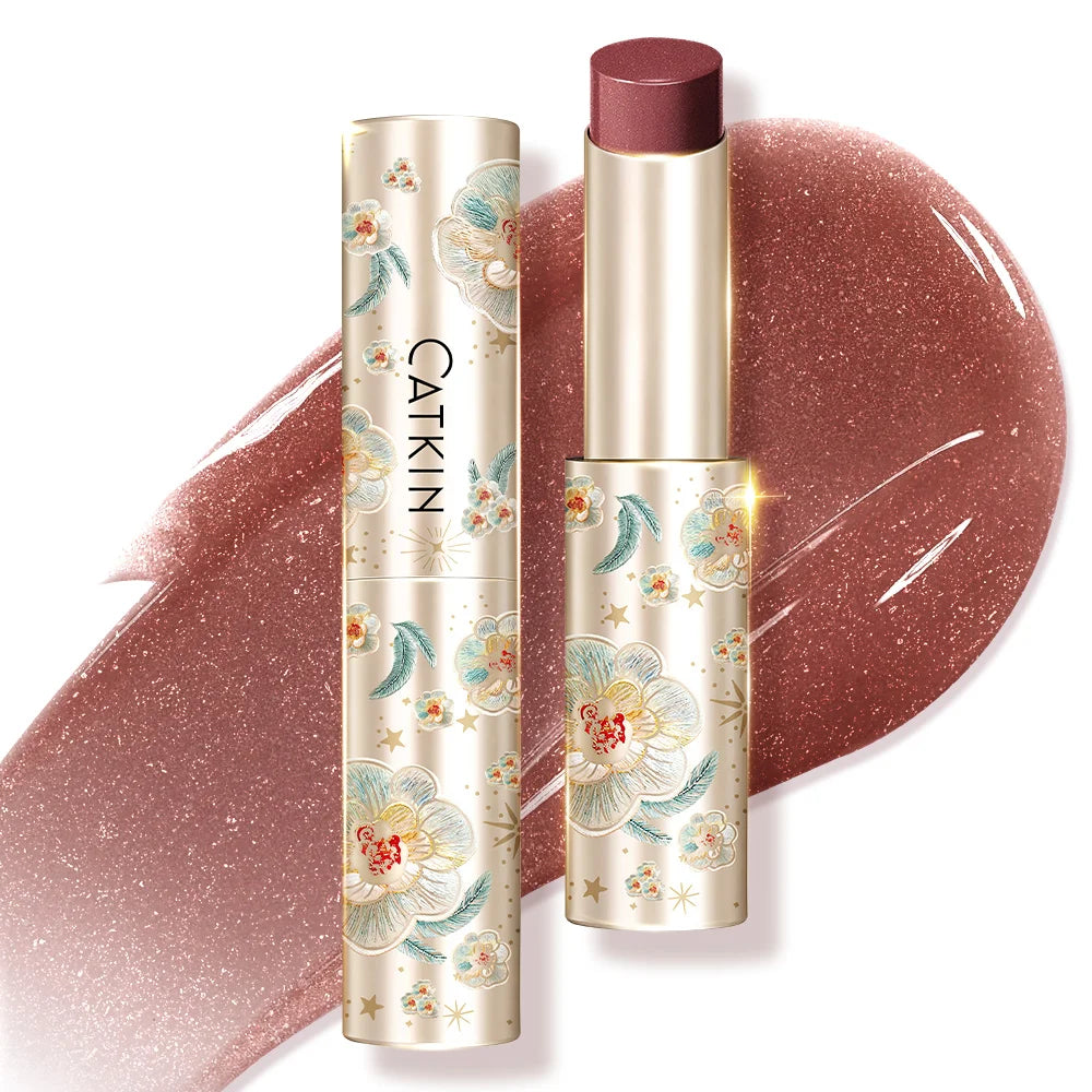 CATKIN WaterGlow Glossy Lip Balm | 12H Hydrating Lip Stick Glossy Lip Balm PRIMED C04 Peony