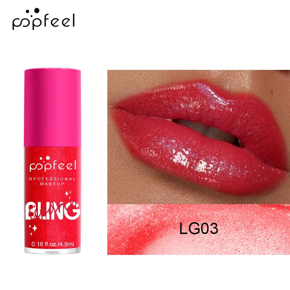 Popfeel Diamond Color Changing Lip Gloss & Moisturizing Tint