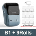 NIIMBOT B1 Bluetooth Thermal Label Printer | 2 Inch Portable Thermal Label Printer PRIMED B1 Add 9Rolls Mix A