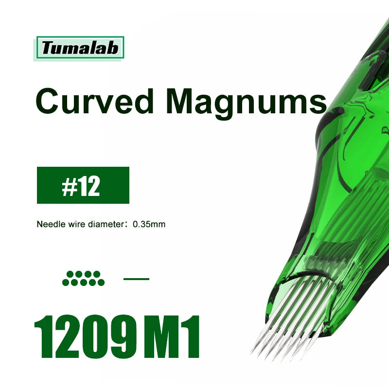 TUMAlab Tattoo Cartridge Needles – Sterilized 50+ Configs