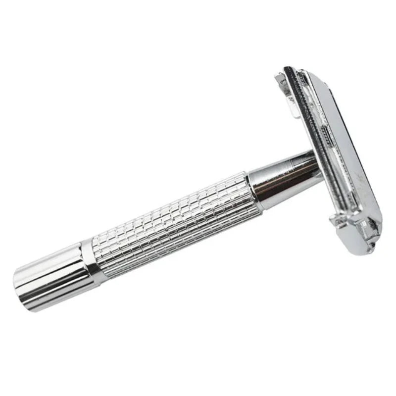 Double Edge Safety Razor for Men – Stainless Steel + 10 Blades