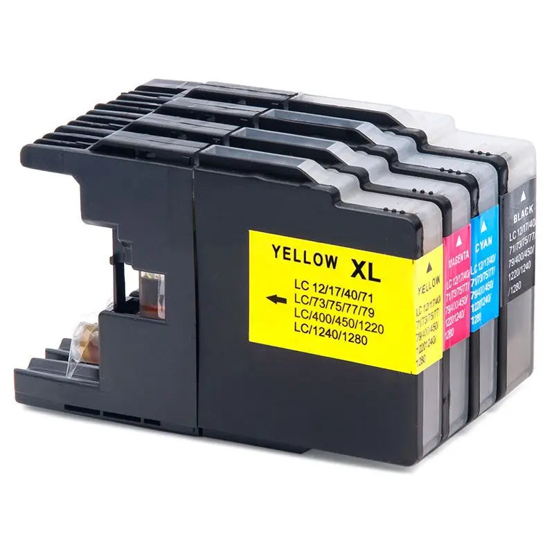 LC1240 Compatible Ink Cartridges for Brother MFC DCP Printers Ink Cartridge PRIMED 1set