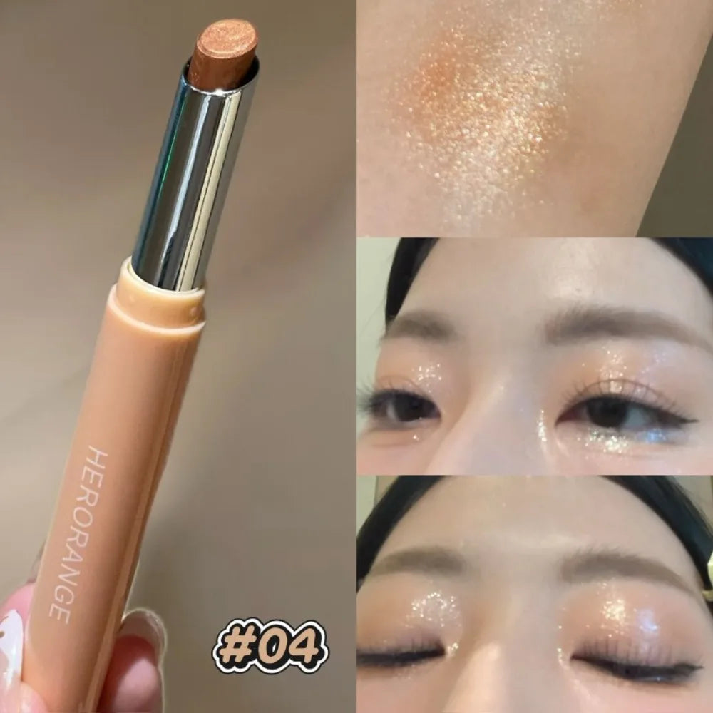 Shimmer Eyeshadow Pen – 3-in-1 Pearlescent Highlight Stick