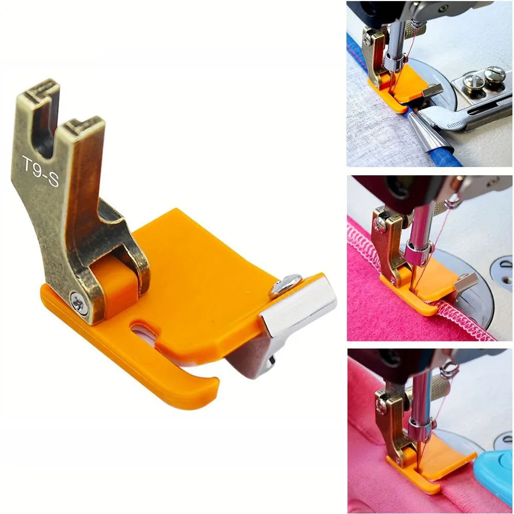 T9 Adjustable Presser Foot – Hemming & Edge Guide Sewing Foot Sewing Machine Foot PRIMED