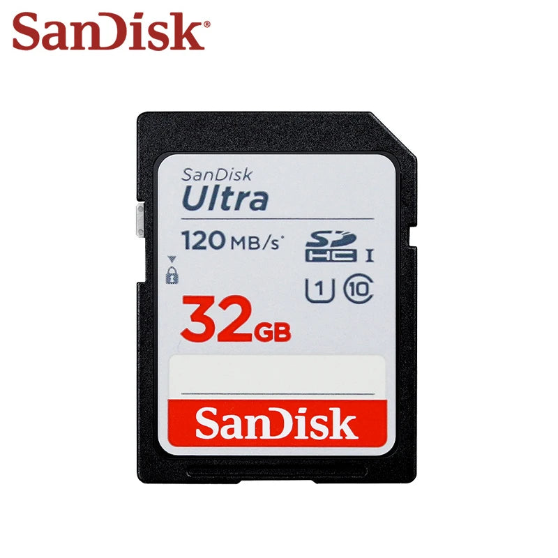 SanDisk Ultra SD Card C10 U1 | 32GB–256GB, 120MB/s