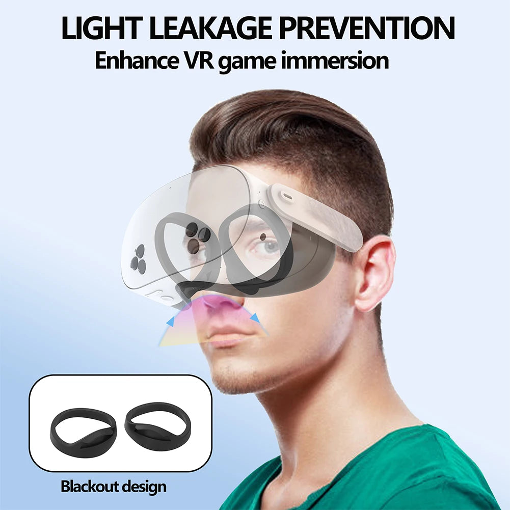 Meta Quest 3S VR Lens Protection Kit – Anti-Scratch Frame Spacer VR Lens Protector PRIMED