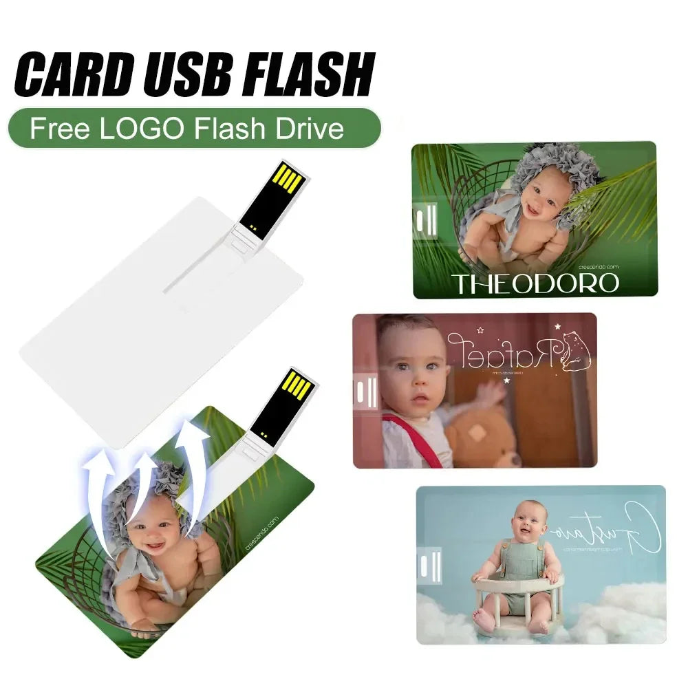 Custom Credit Card USB Flash Drive 32/64/128GB – Wedding Gift Custom USB Flash Drive PRIMED